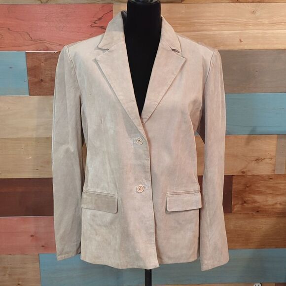 Size 16 leather jacket. Metro style - Picture 1 of 4